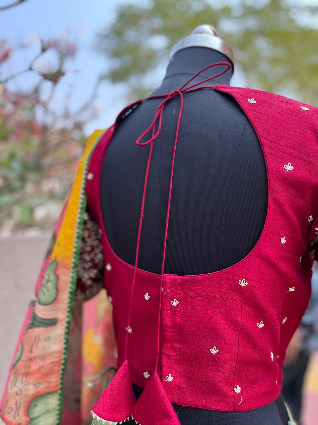 Pista Green Tissue Lehenga