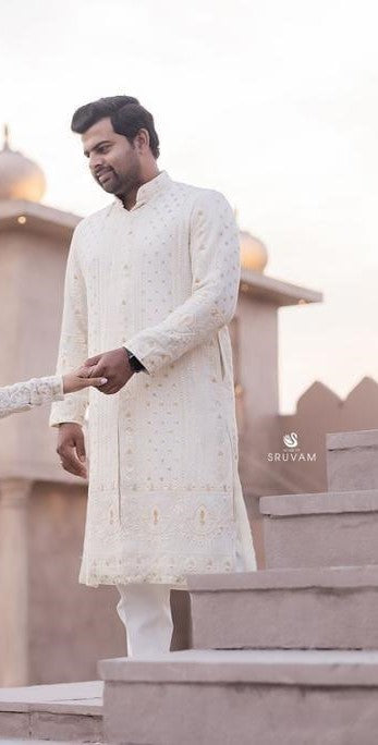Offwhite Chikankari Kurta
