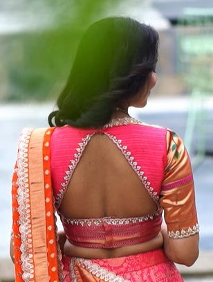 Pink Silk Lehenga