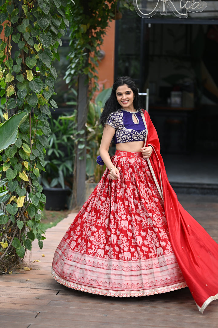 The Royal Shikargah Lehenga