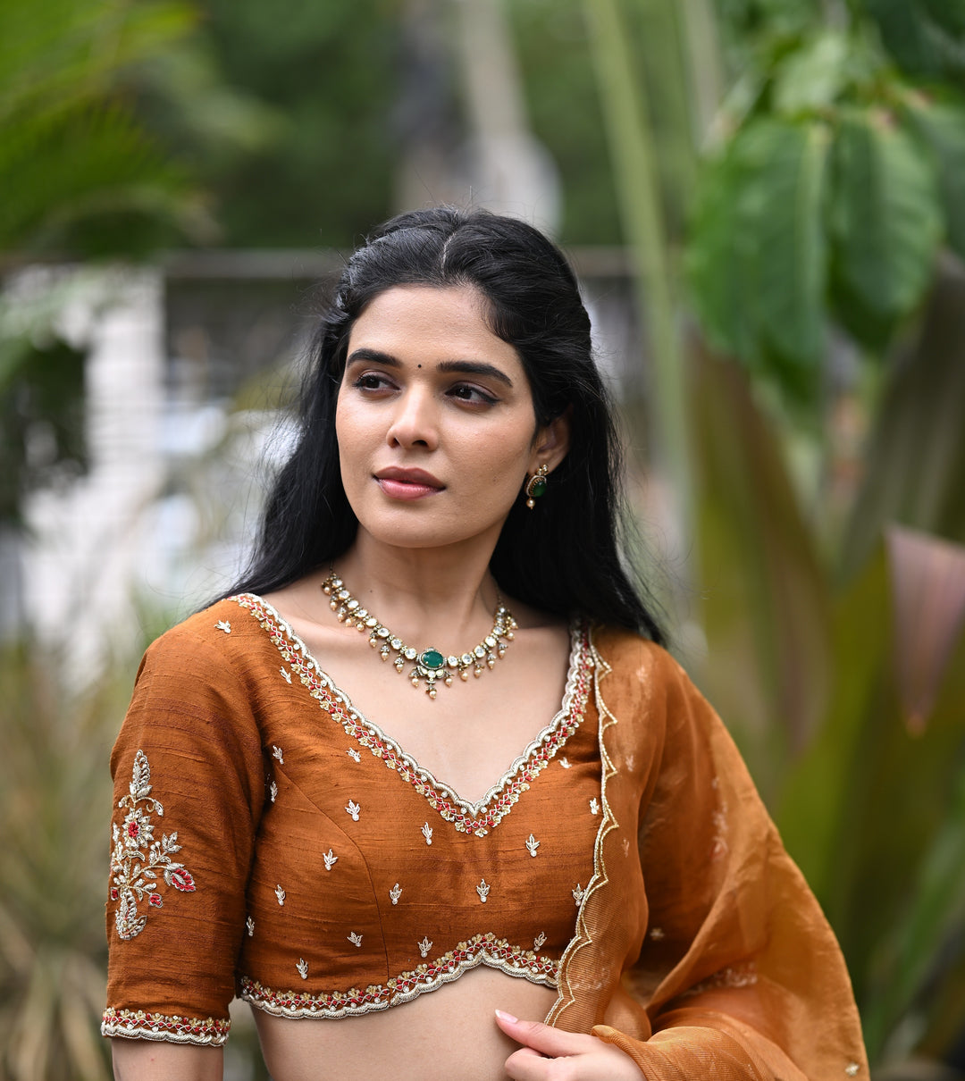 The Ochre Mist Lehenga