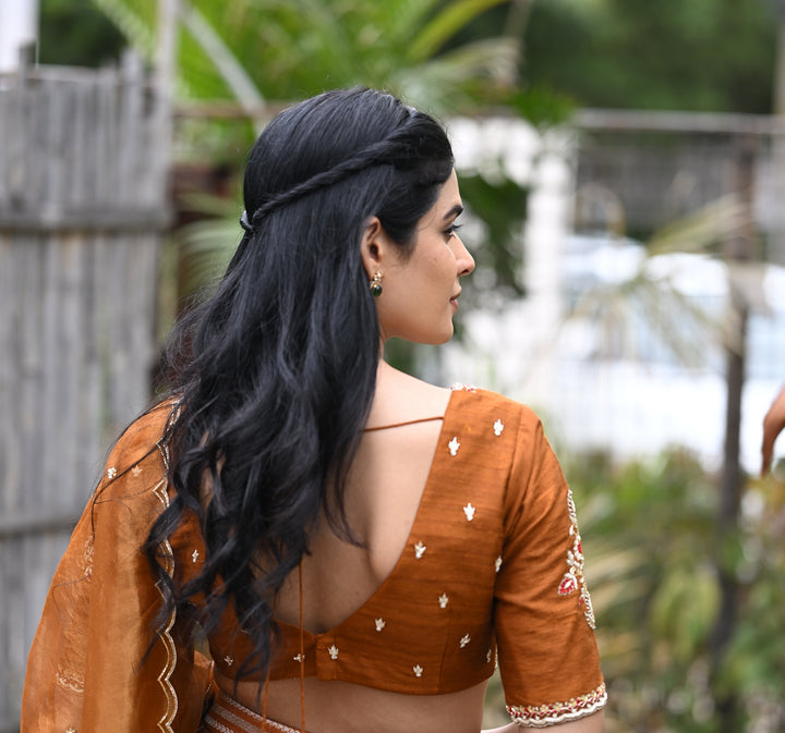 The Cinnamon & Crimson Lehenga