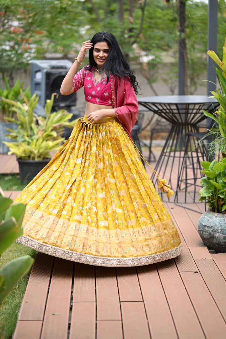 The Basant Bloom Lehenga
