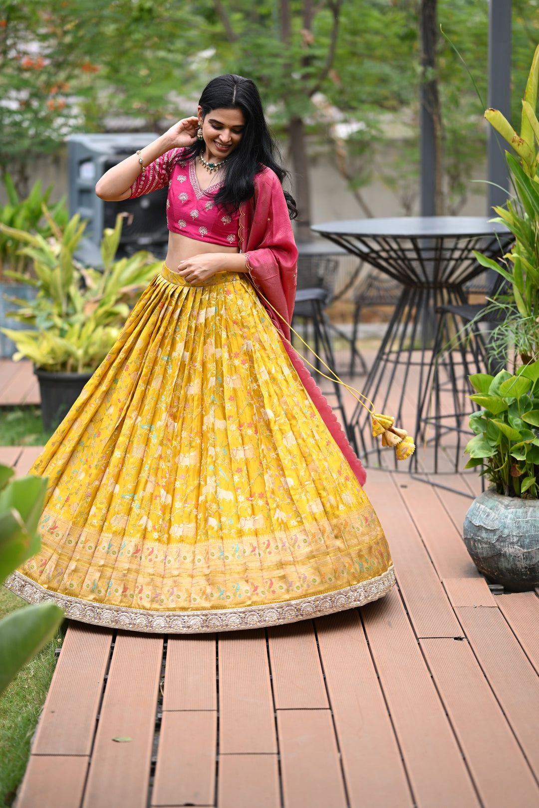 The Basant Bloom Lehenga