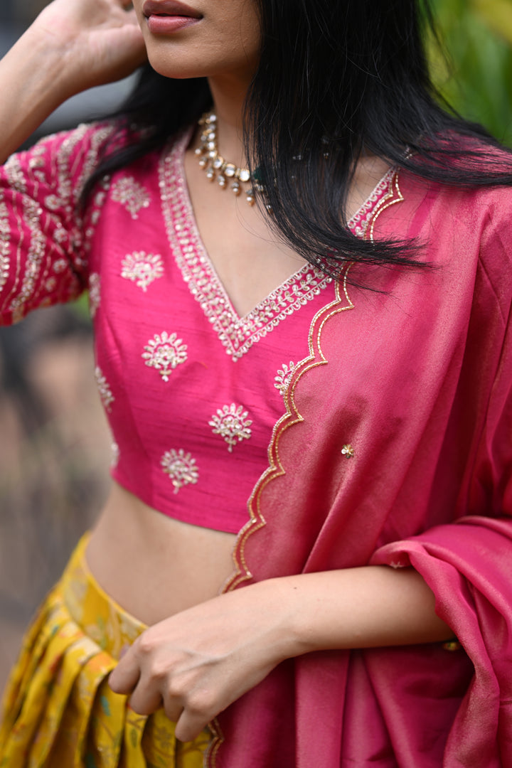 The Basant Bloom Lehenga