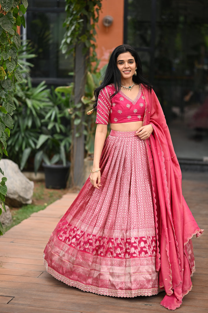 The Gulabi Bagh Lehenga