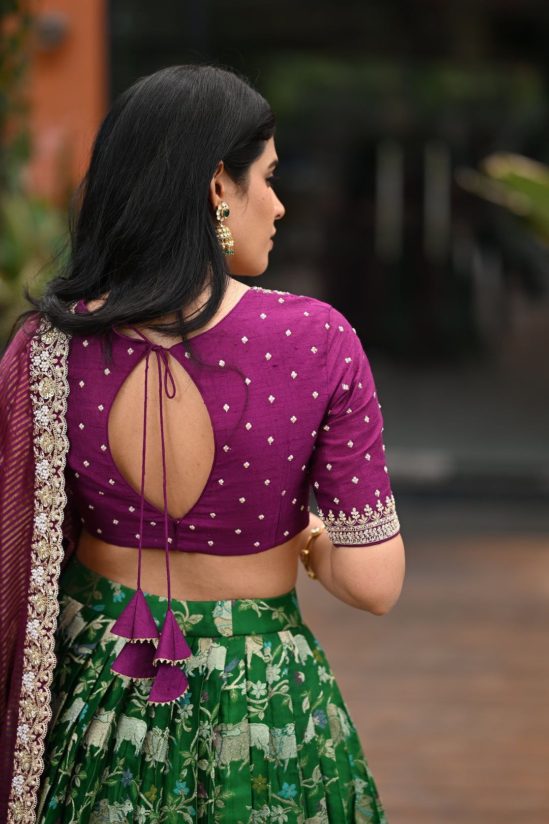 The Shikargah Emerald Lehenga