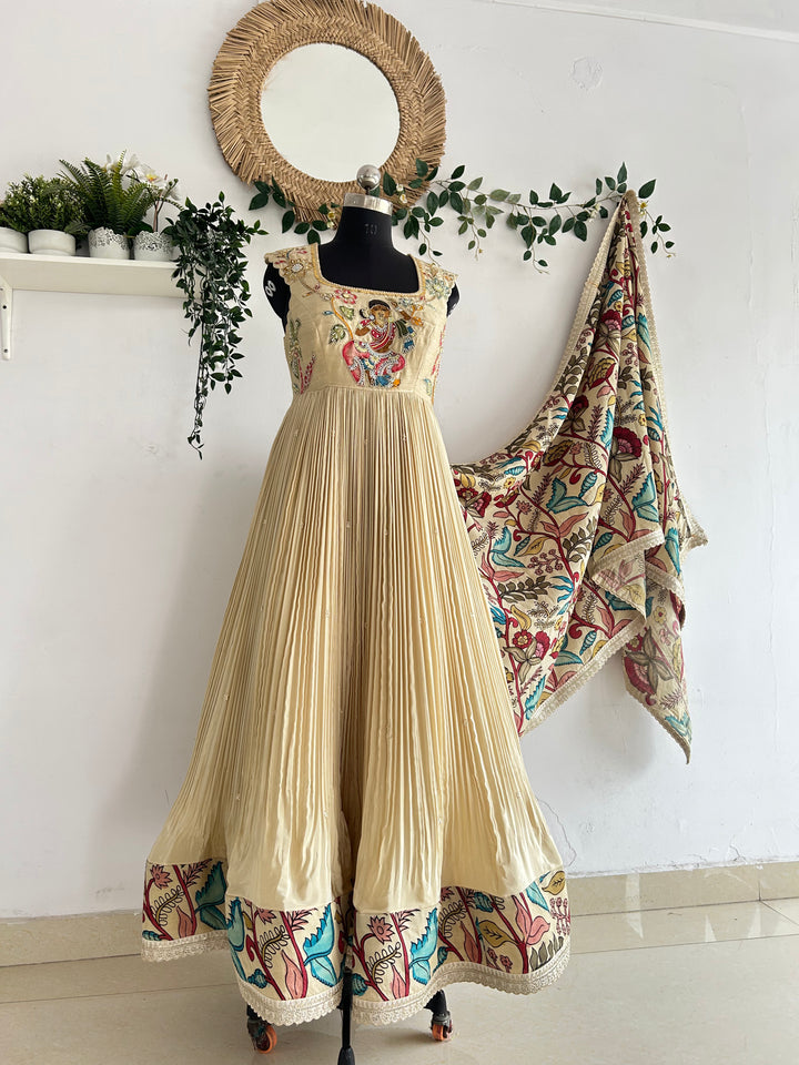 Cream Tissue Dress