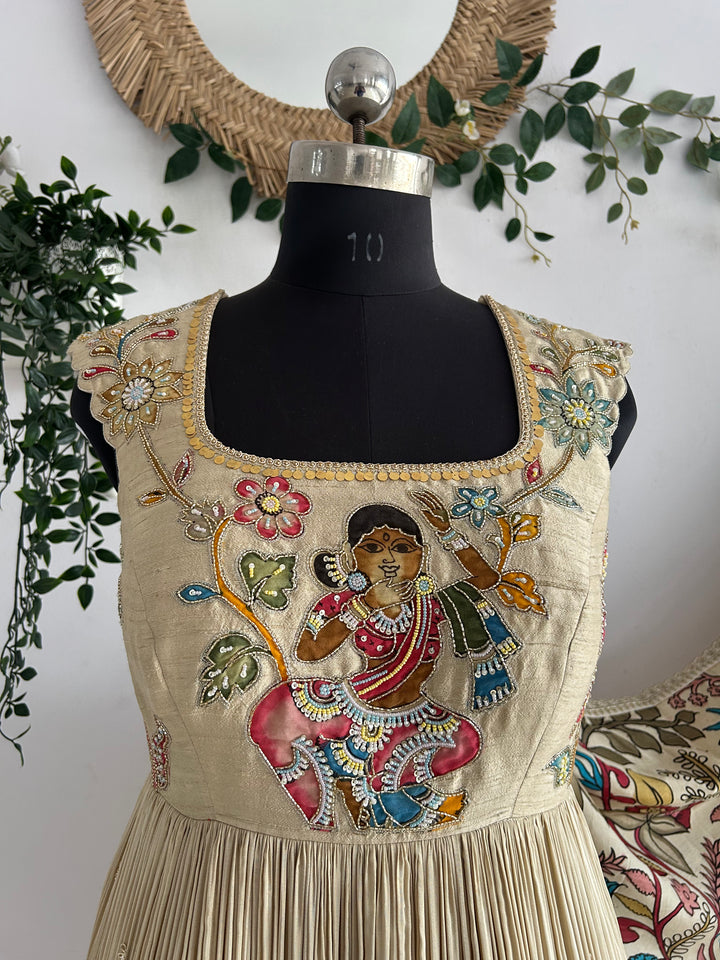 Cream Tissue Dress