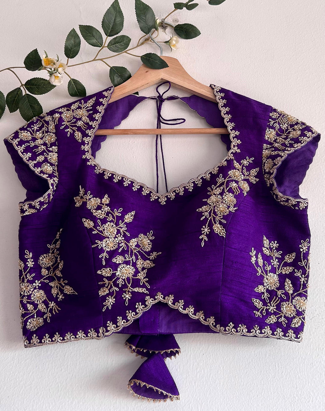 Purple Paithani Silk Lehenga