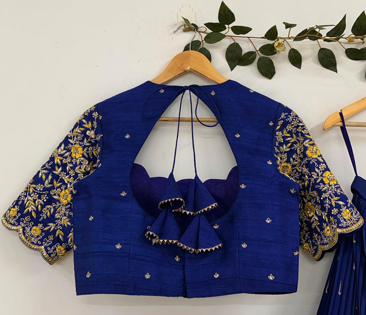 Blue Paithani Silk Lehenga
