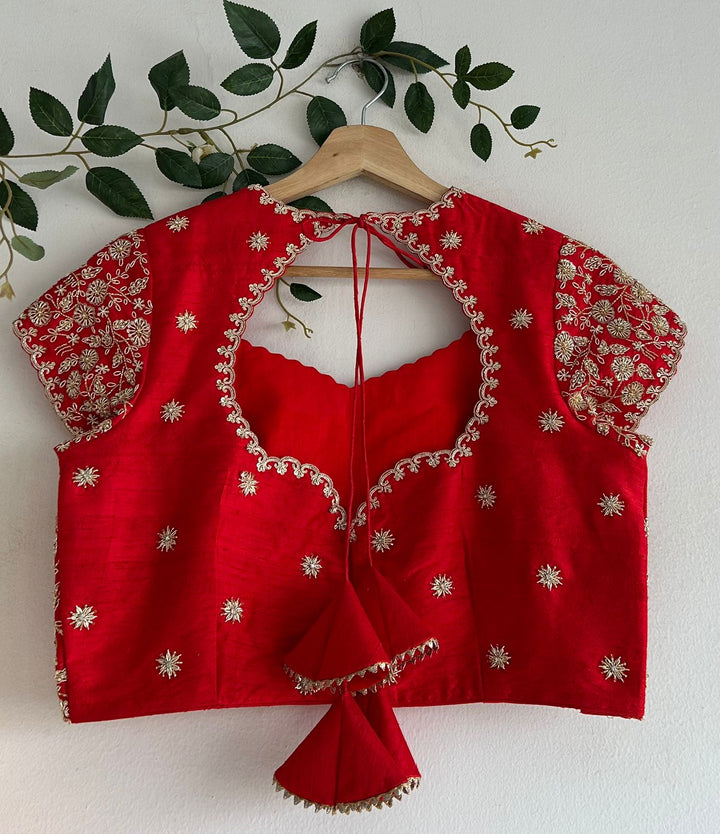 Cream Paithani Silk Lehenga