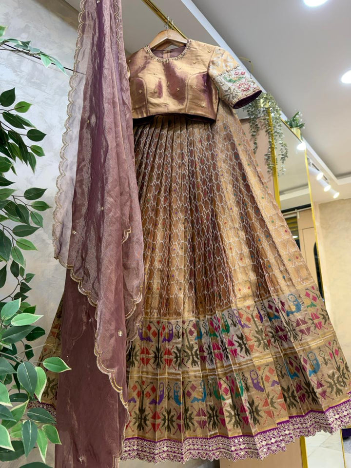 The Golden Tapestry Lehenga