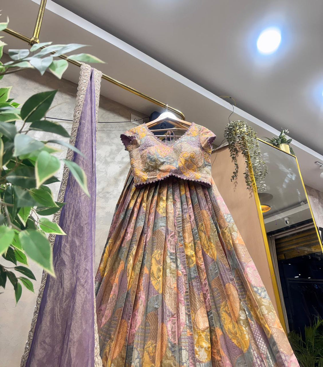 Yellow Banaras Silk Lehenga