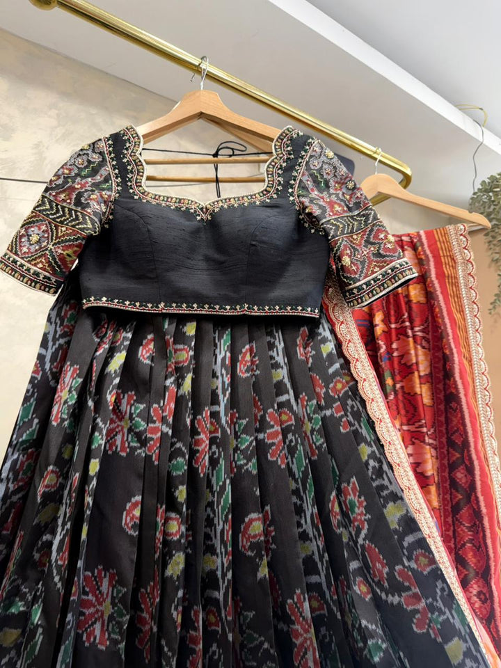 Black Patola Lehenga