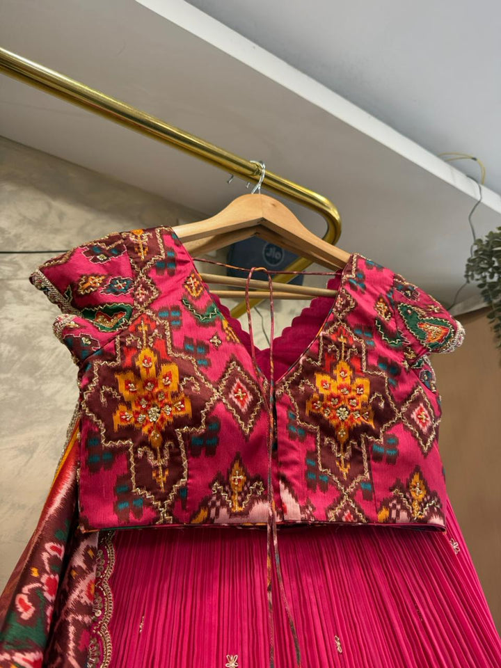 The Pink Pehal Patola Lehenga