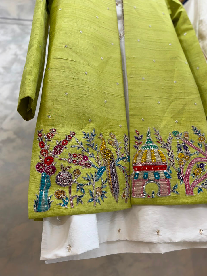 Lime Tissue Couple Set