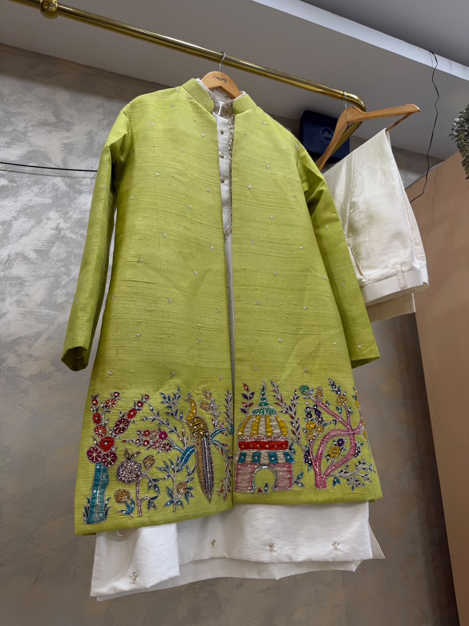 Lime Tissue Couple Set