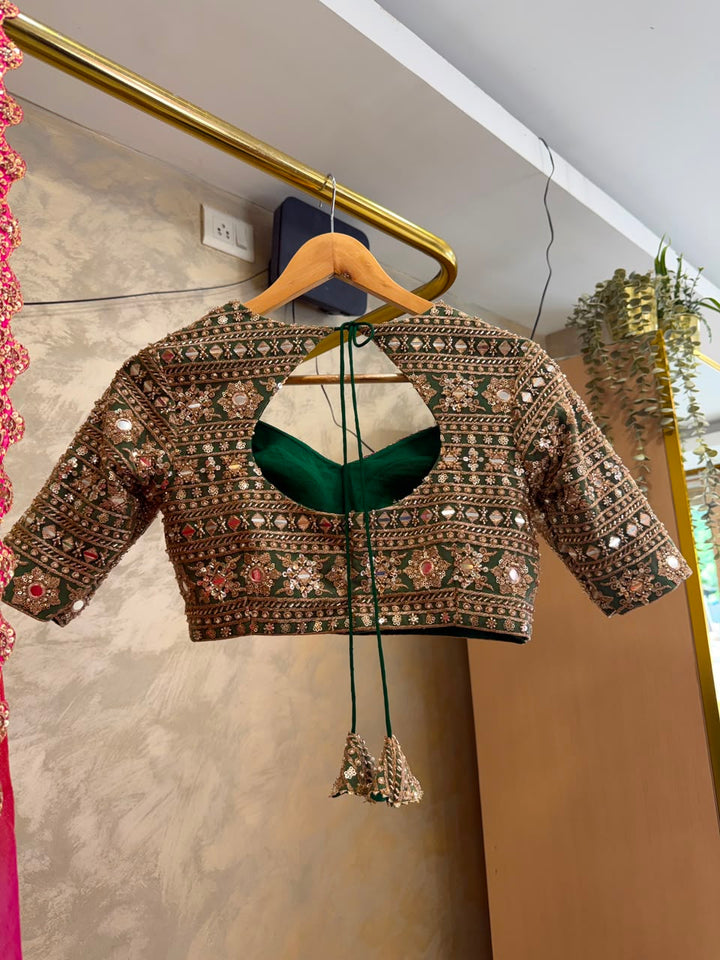 Multicolor Banaras Silk Lehenga