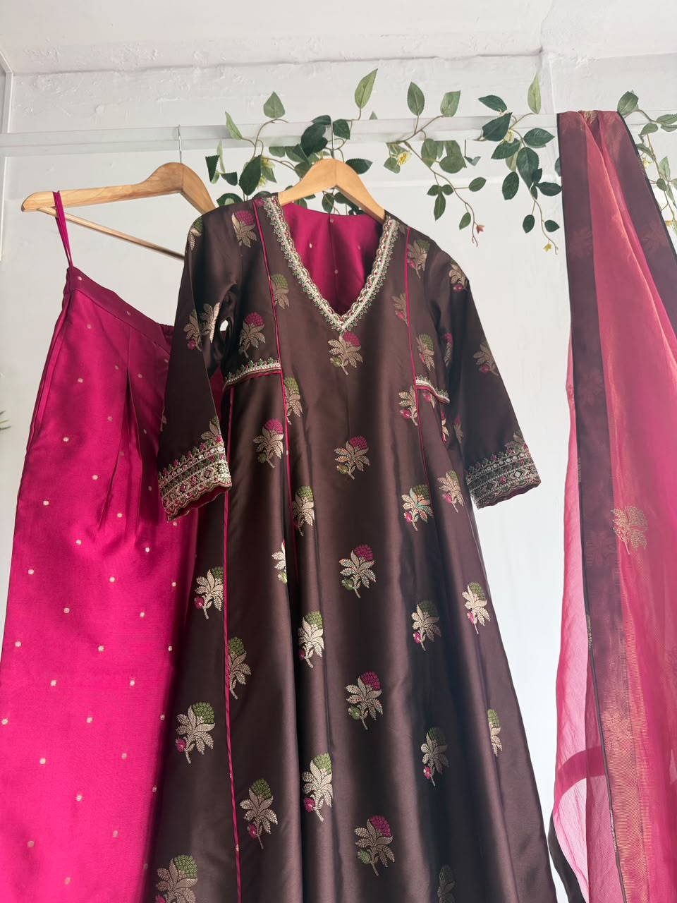 Banaras Silk Kurta Set