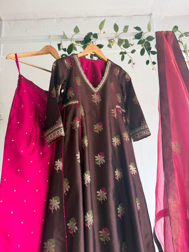 Banaras Silk Kurta Set