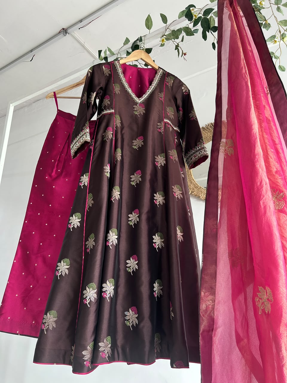 Banaras Silk Kurta Set