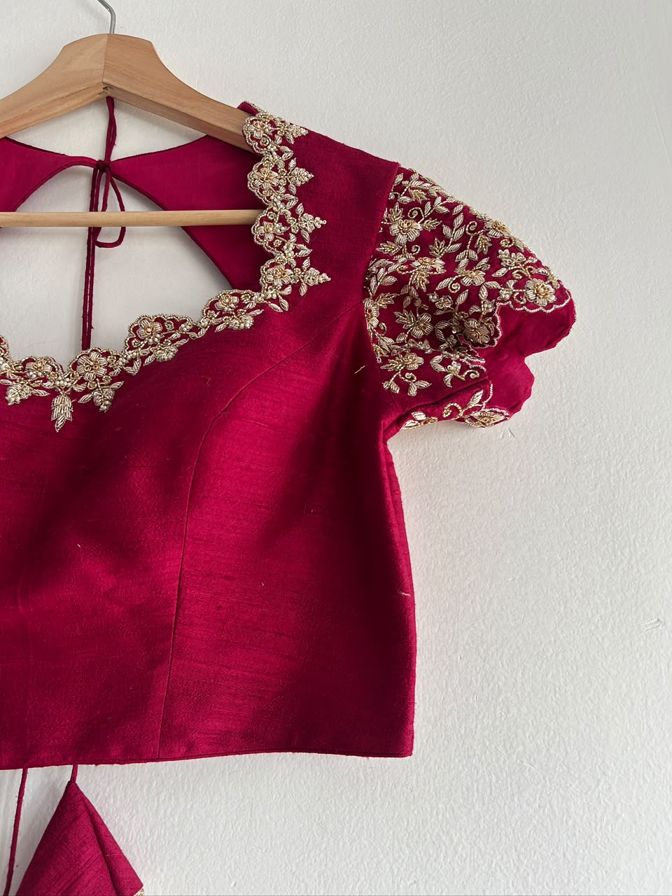 Magenta Kota Silk Lehenga