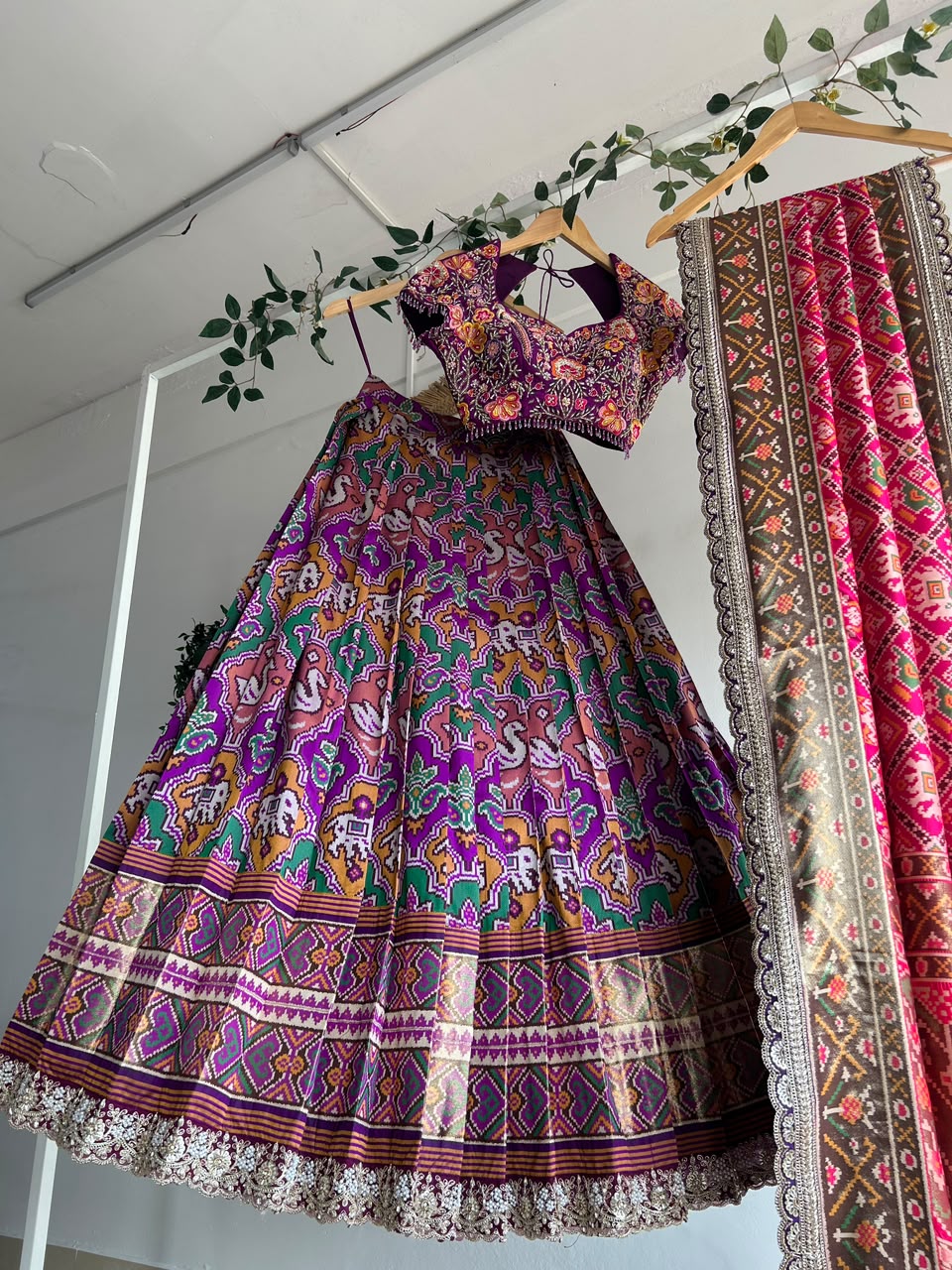 The Amethyst Patola Lehenga