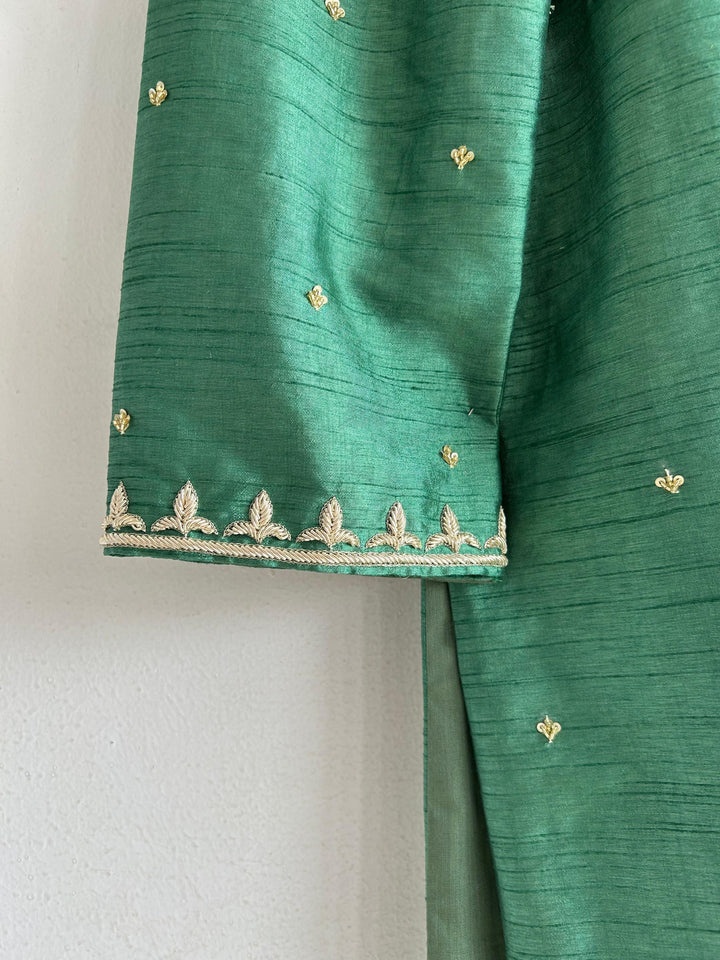 Aqua Green Handwork Kurta