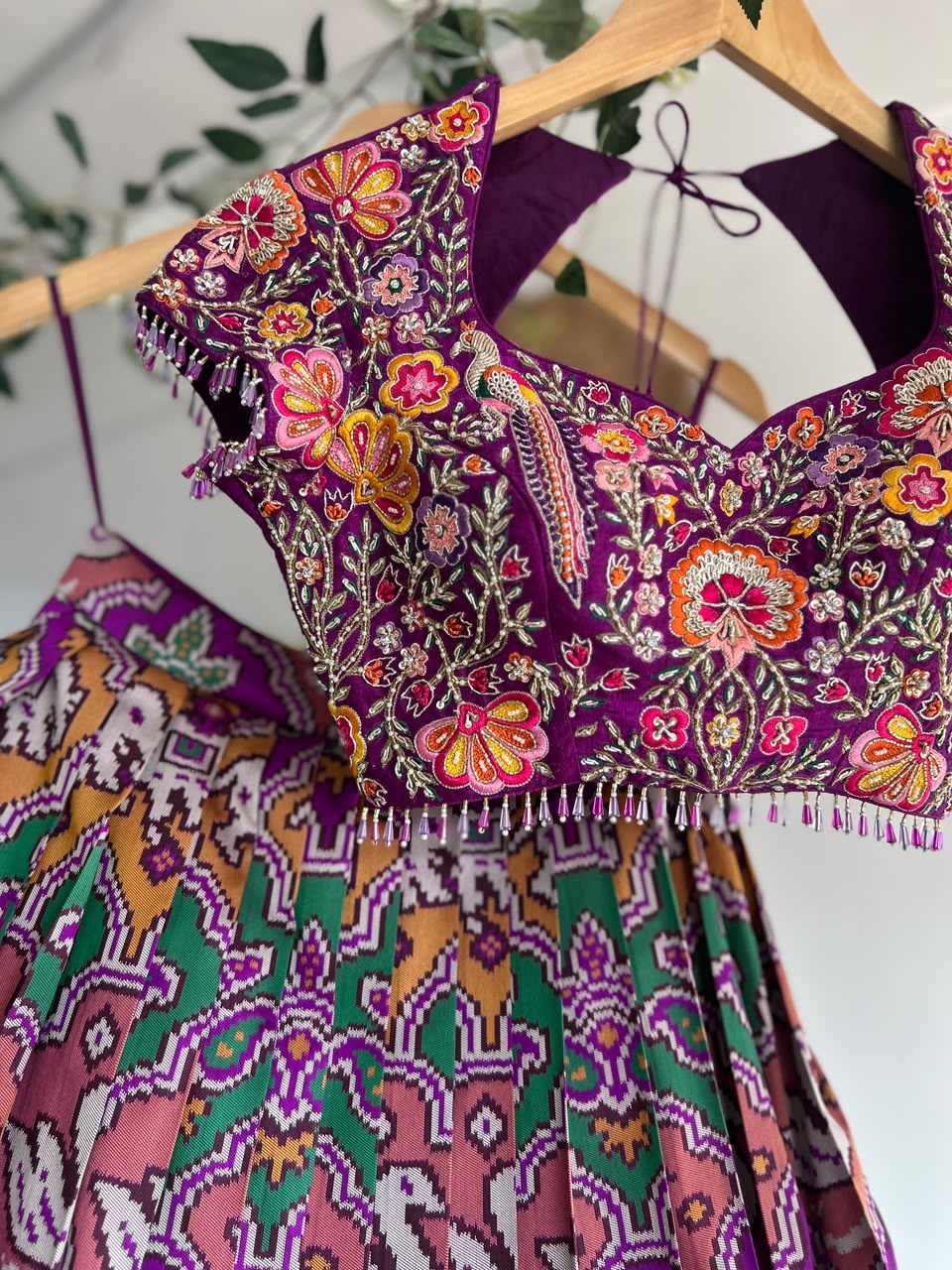 The Amethyst Patola Lehenga