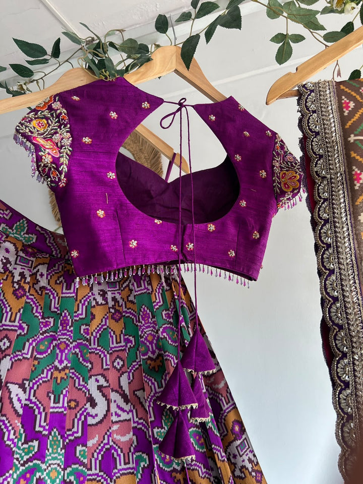 The Amethyst Patola Lehenga