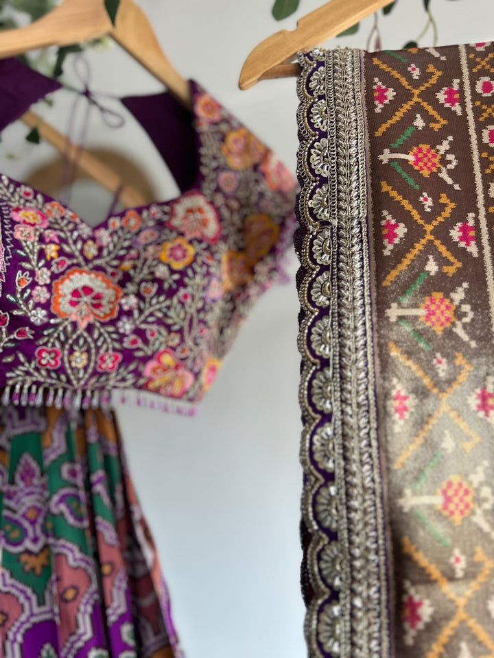 The Amethyst Patola Lehenga