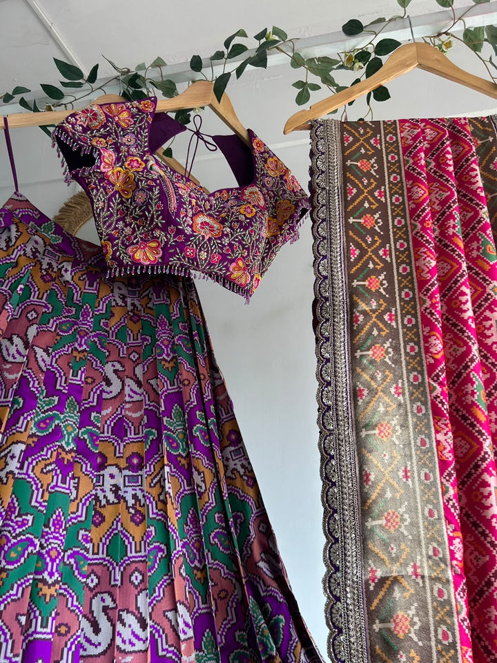 The Amethyst Patola Lehenga