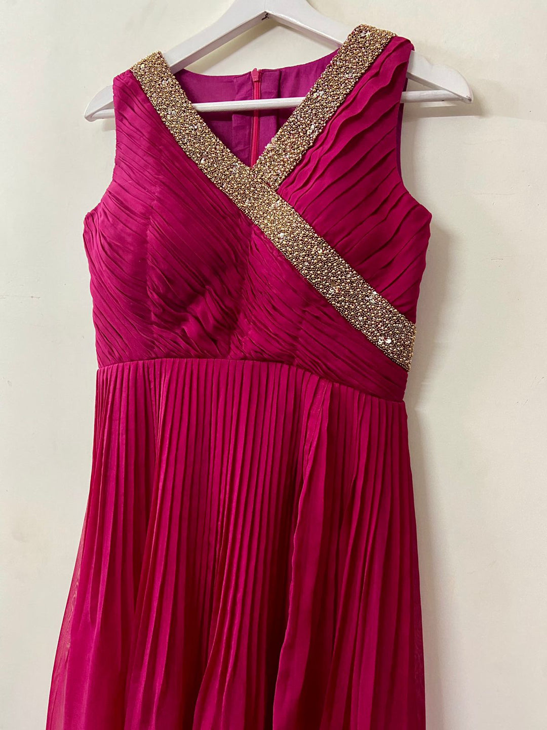 Pink Handwork Dress