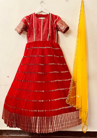 Silk Ladies Narayanpet Handloom Long Gown at Rs 795 in Surat