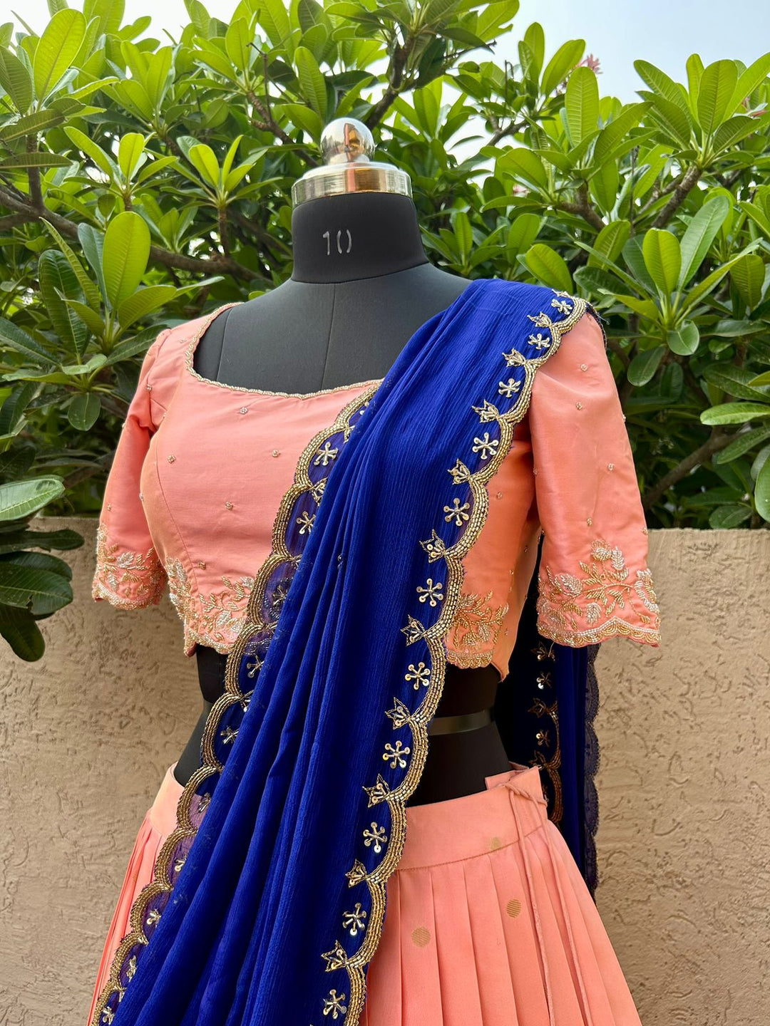 Pink Paithani Silk Lehenga