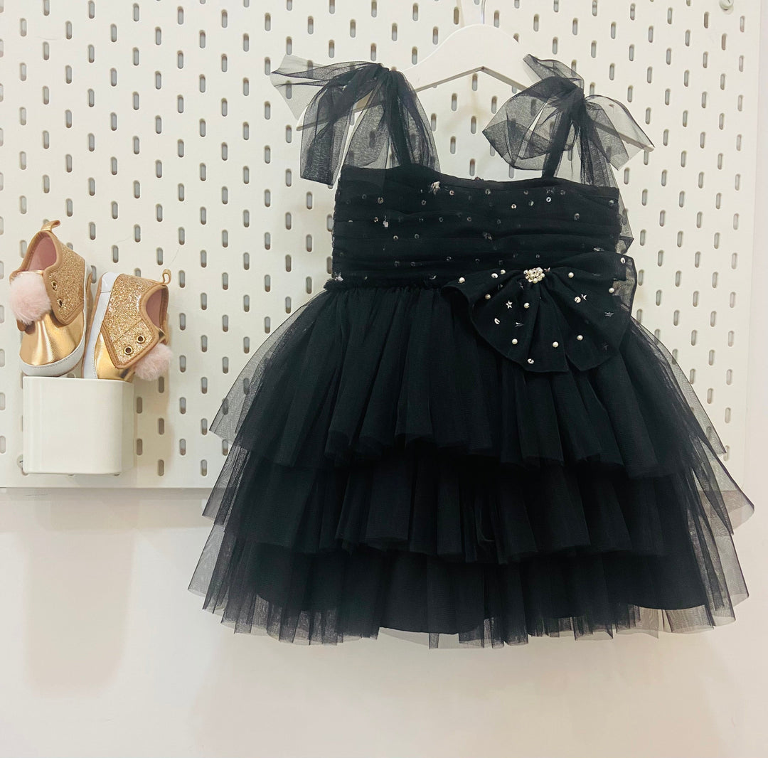 Black Barbie Net Frock